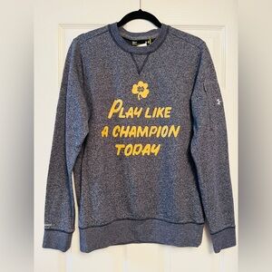 Under Armour Norte Dame Long Sleeve Lightweight Sweatshirt ColdGear. Adult Small